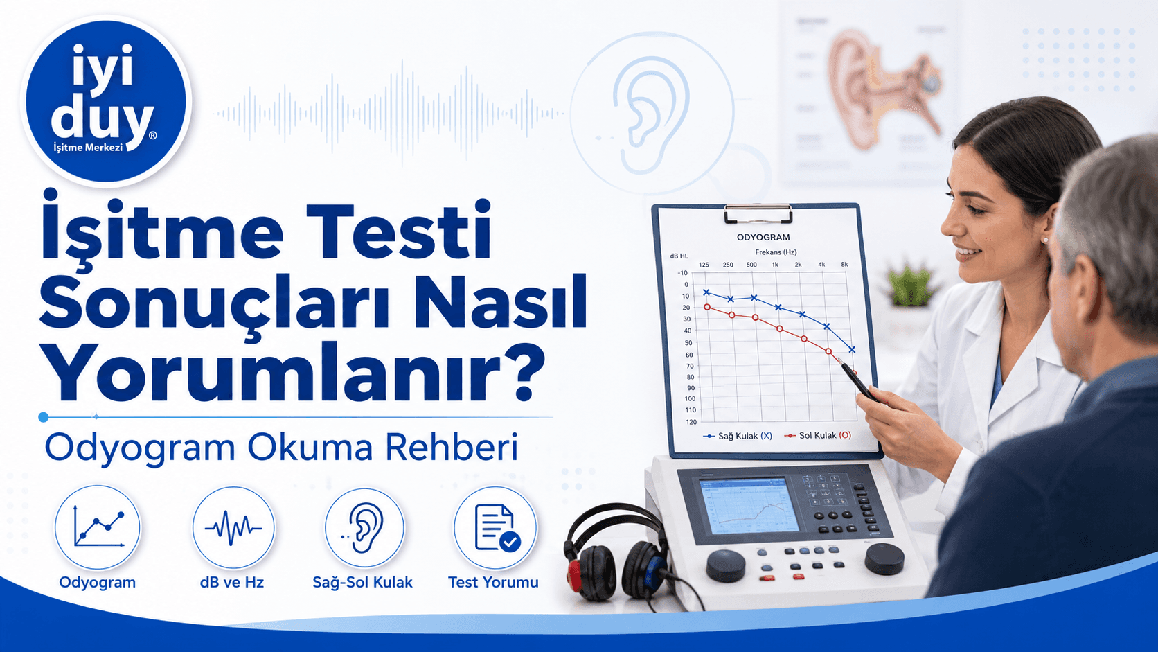 İşitme Testi Sonuçları Nasıl Yorumlanır? Odyogram Okuma Rehberi
