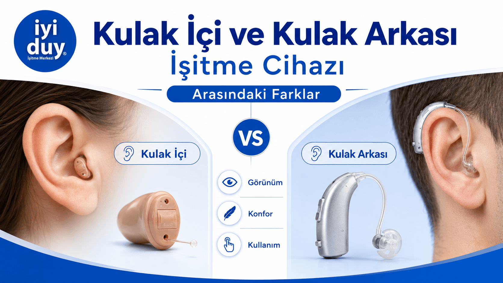 Kulak İçi ve Kulak Arkası İşitme Cihazı Farkları